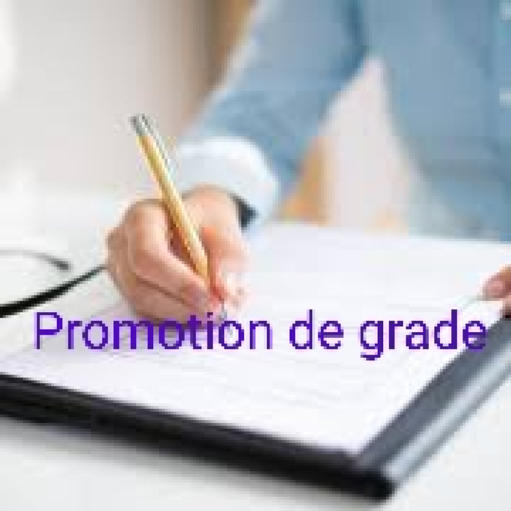 Promotion de grade