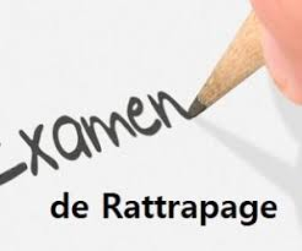 Plannings des examens de rattrapages S1+S2