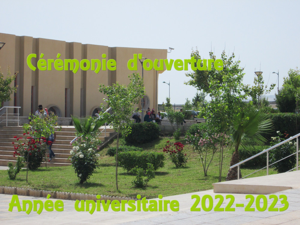 Année universitaire 2022-2023